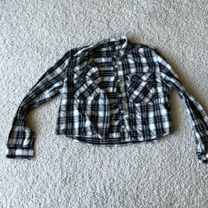 Cropped flannel